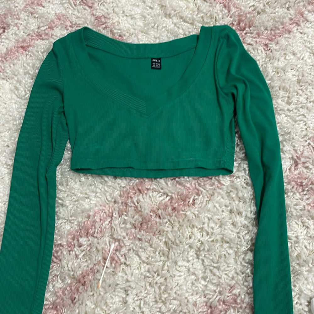 shein cropped long sleeve